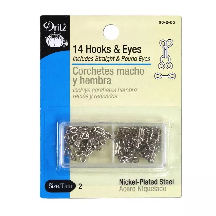 Hooks & Eyes, Size 2
