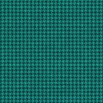 Houndstooth New Teal