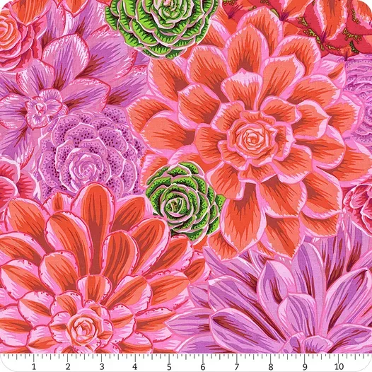 house-leeks-pink-by-kaffe-fassett House Leeks - Pink | by Kaffe Fassett |