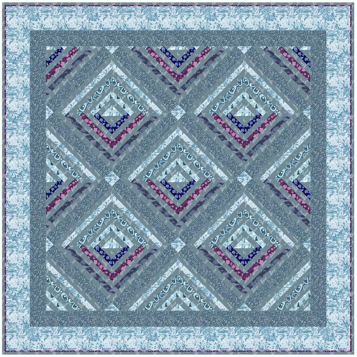 Icicles Quilt Kit – 66″ x 66″