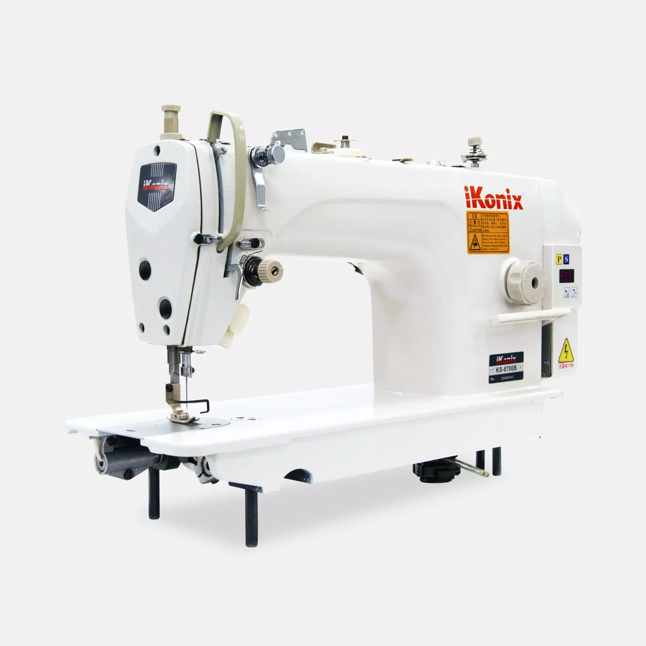 ikonix-flat-bed-lockstitch-industrial-sewing-machine-includes-table-stand-servo- iKonix Flat-Bed Lockstitch Industrial Sewing Machine (includes table, stand, & servo motor)