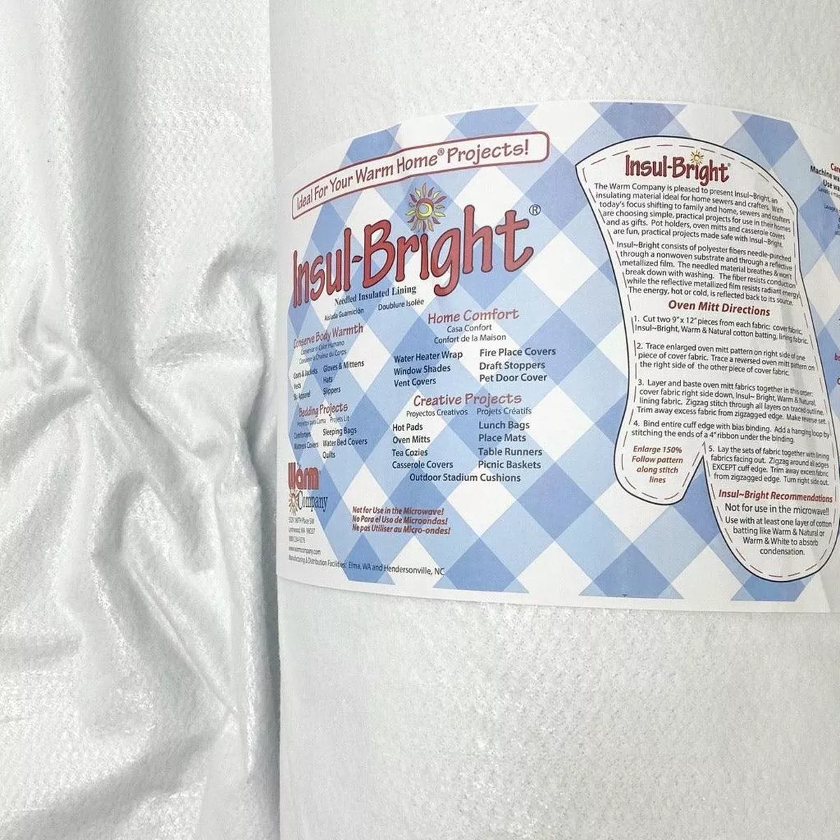 insul-bright-heat-resistant-wadding-quilting ‘Insul-Bright’ Heat Resistant Wadding – For Quilting