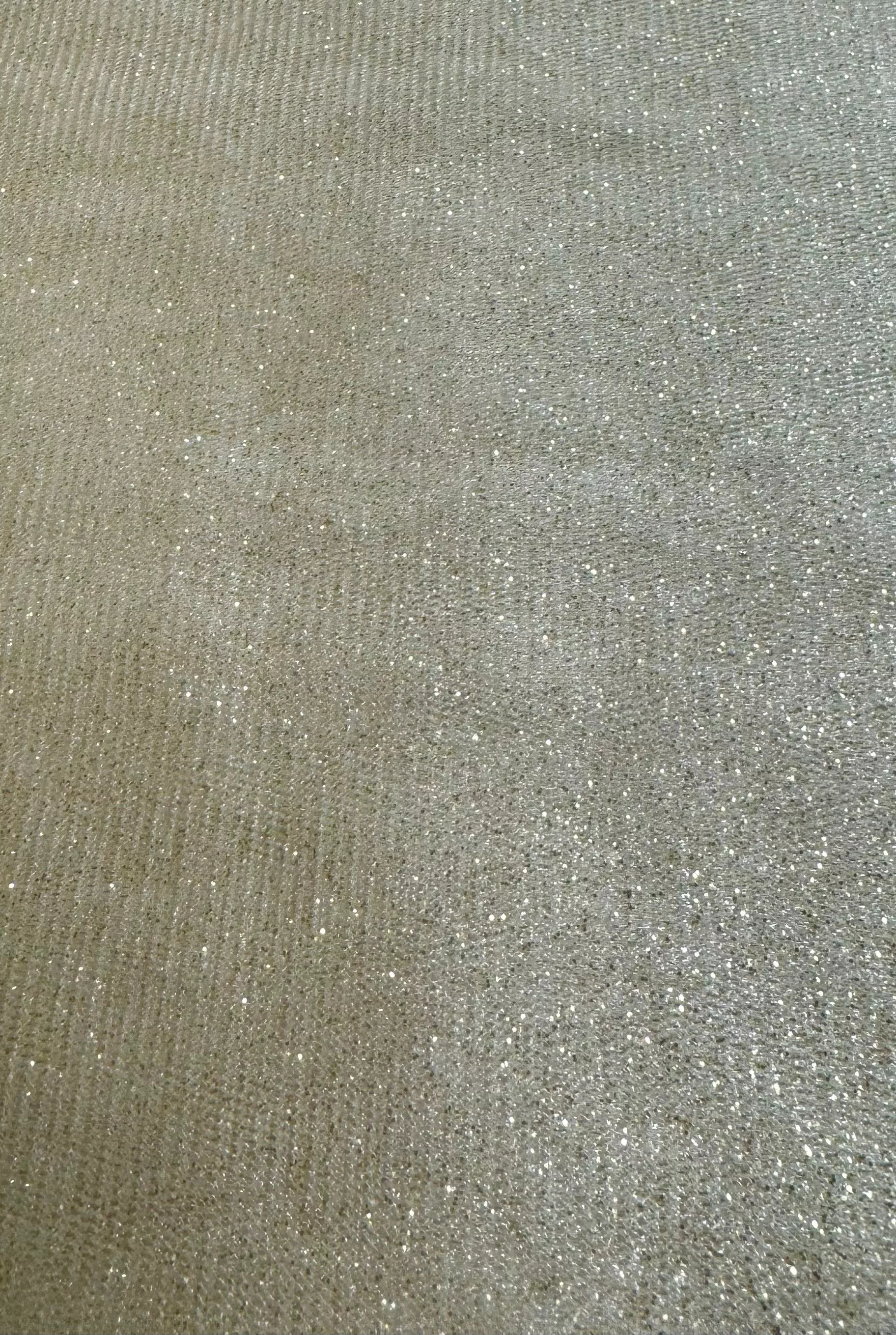 Ivory Glitter Mesh