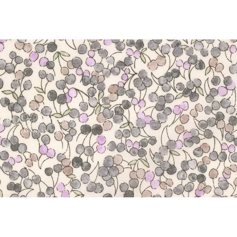 japanese-fabric-tiny-cherry-e-50cm Japanese Fabric Tiny Cherry – E – 50cm