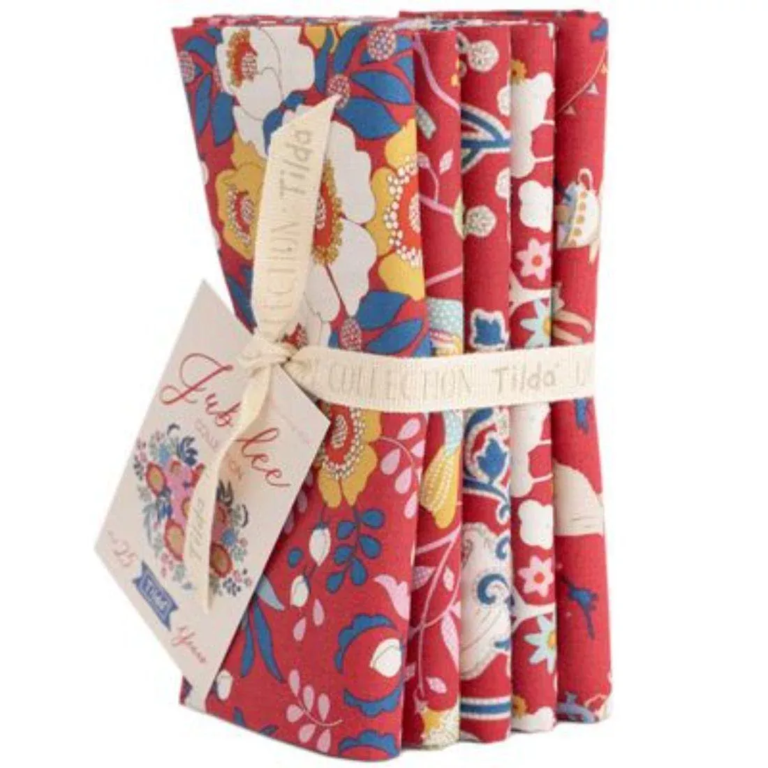 Jubilee Red (5) FQ Bundle by Tilda