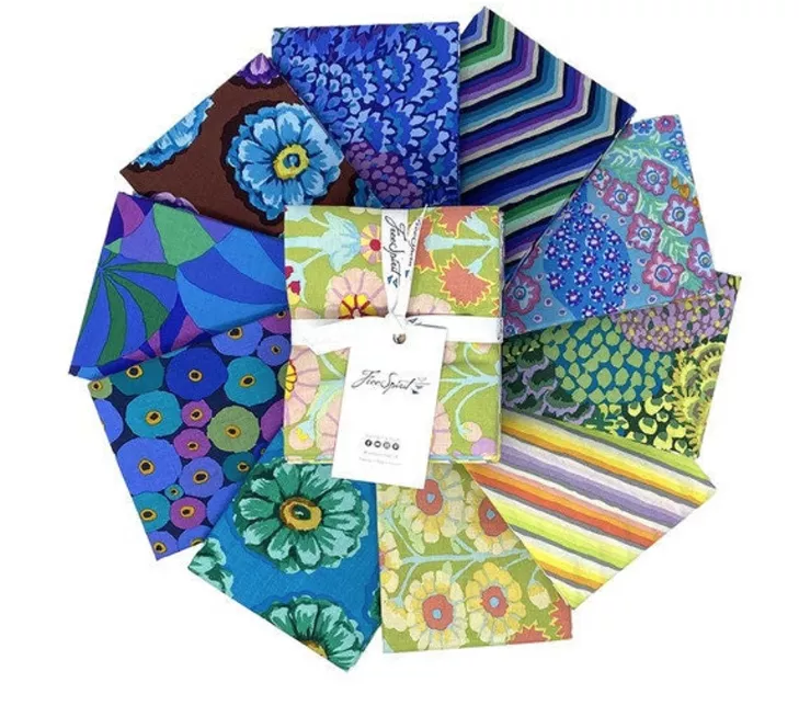 kaffe-fassett-85-fabulous-half-yard-stack-in-blue Kaffe Fassett 85 & Fabulous Half Yard Stack in Blue