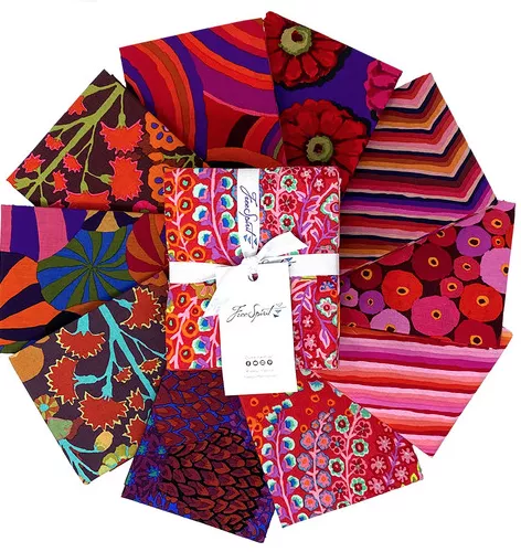 kaffe-fassett-85-fabulous-half-yard-stack-in-crimson Kaffe Fassett 85 & Fabulous Half Yard Stack in Crimson