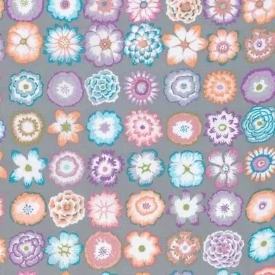 Kaffe Fassett - Button Flowers - Grey