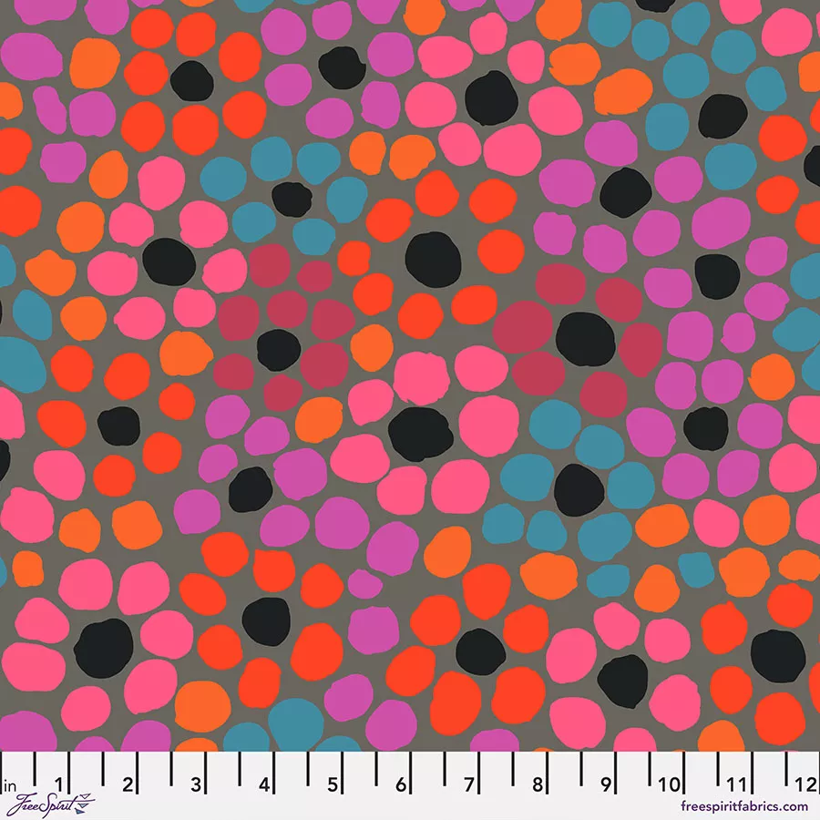 Kaffe Fassett Flower Dot Grey