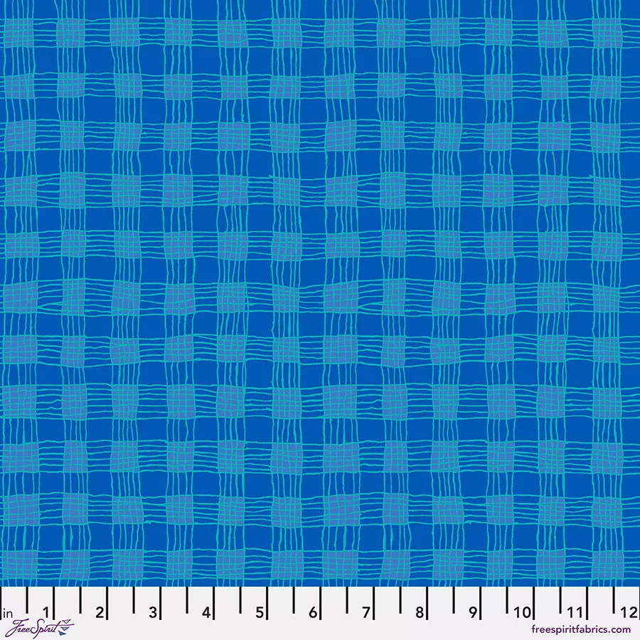 Kaffe_Gingham - Blue || August 2023