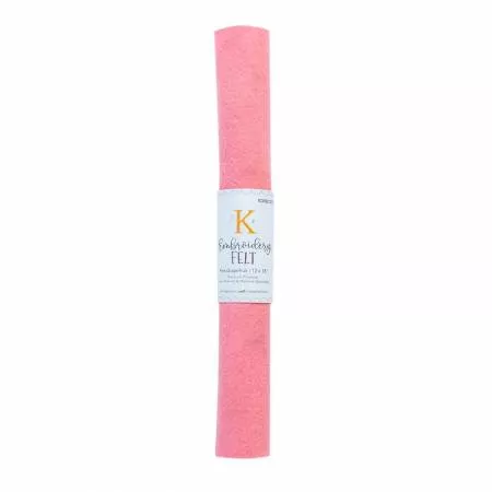 KimberBell Embroidery Felt - Pink Grapefruit