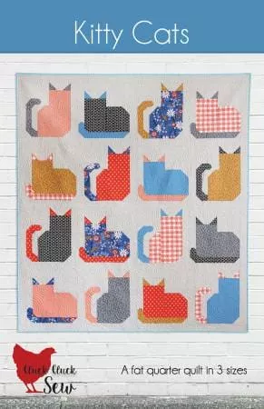 kitty-cats-quilt-pattern-cluck-cluck-sew Kitty Cats Quilt Pattern - Cluck Cluck Sew