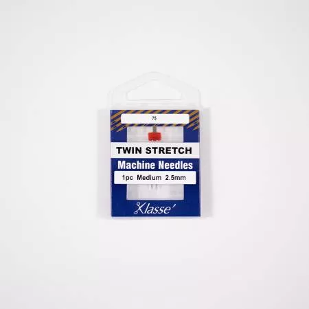Klasse Twin Stretch 2.5mm/75 1 Needle
