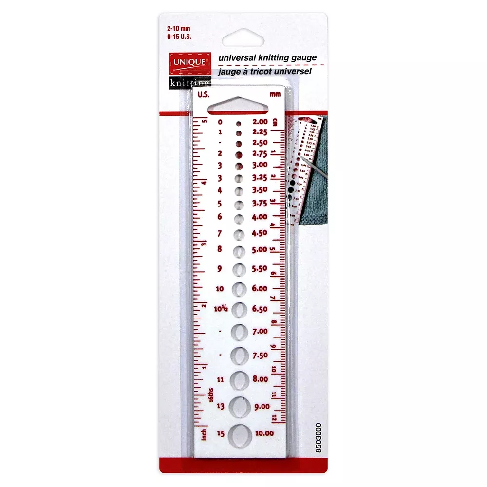 Knitting Gauge Universal - Plastic - UNIQUE