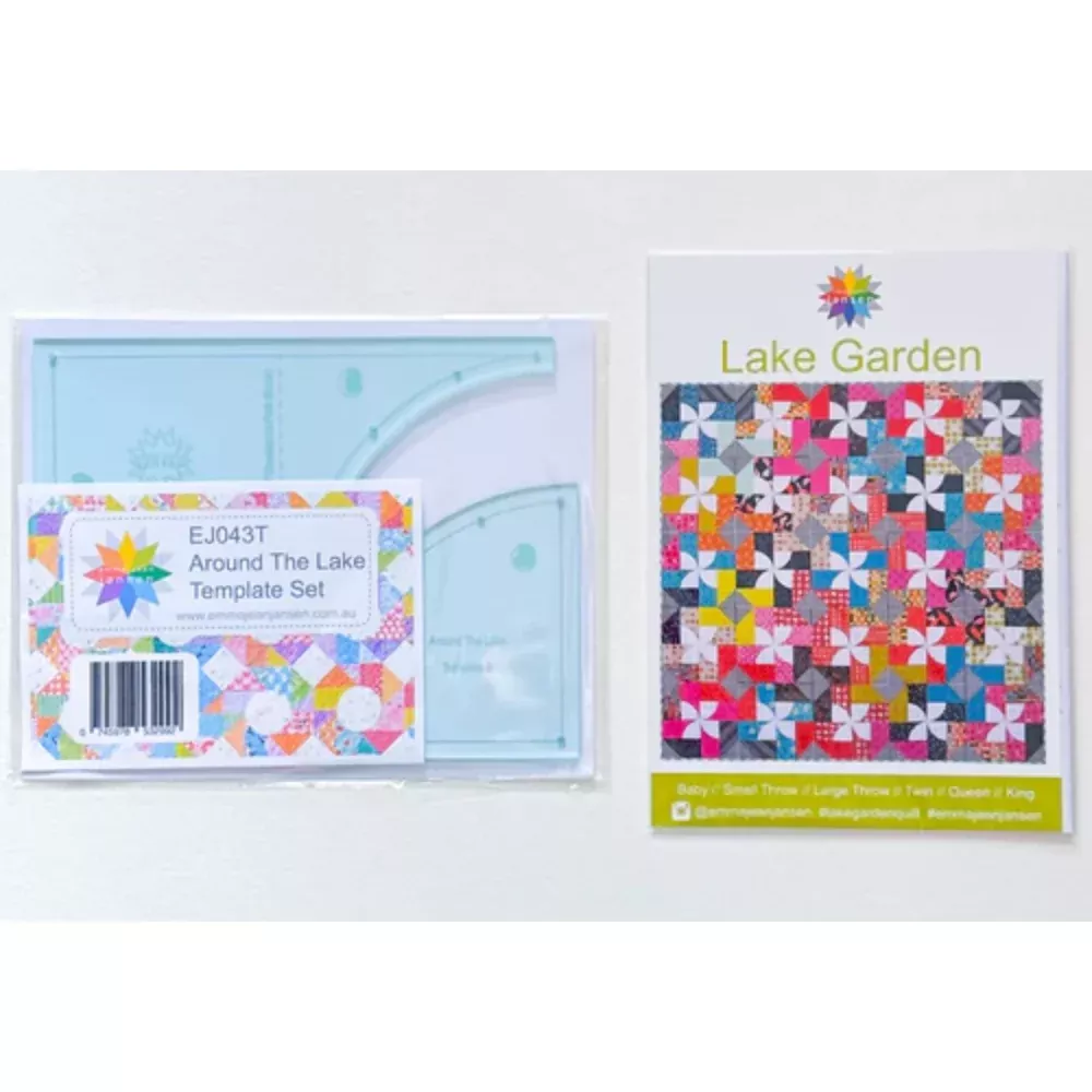 Lake Garden Quilt Pattern & Template Set