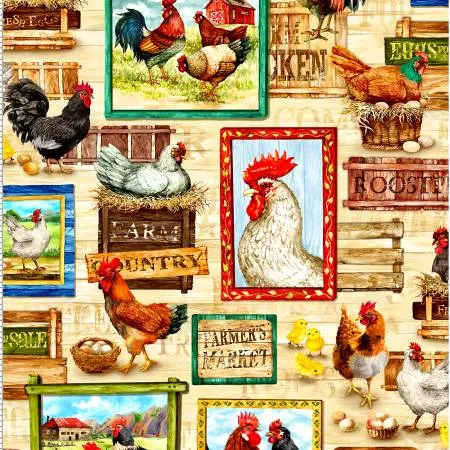 Lay An Egg by Oasis Fabrics, Master Patch, Multi - 59-5751