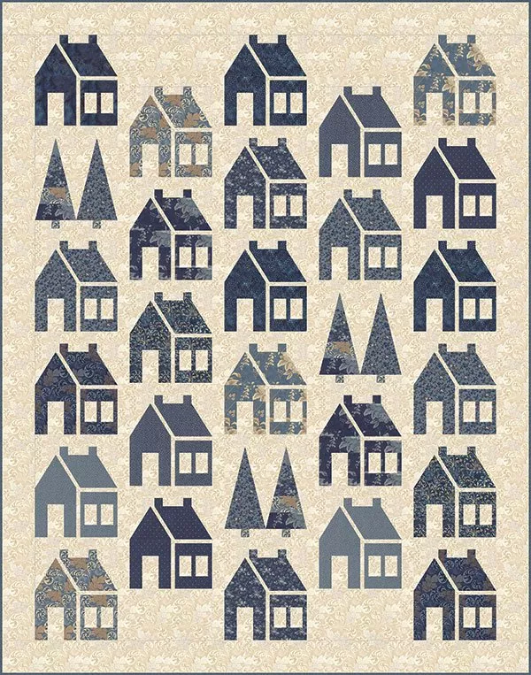 LBQ 0571P Blue Barn Quilt