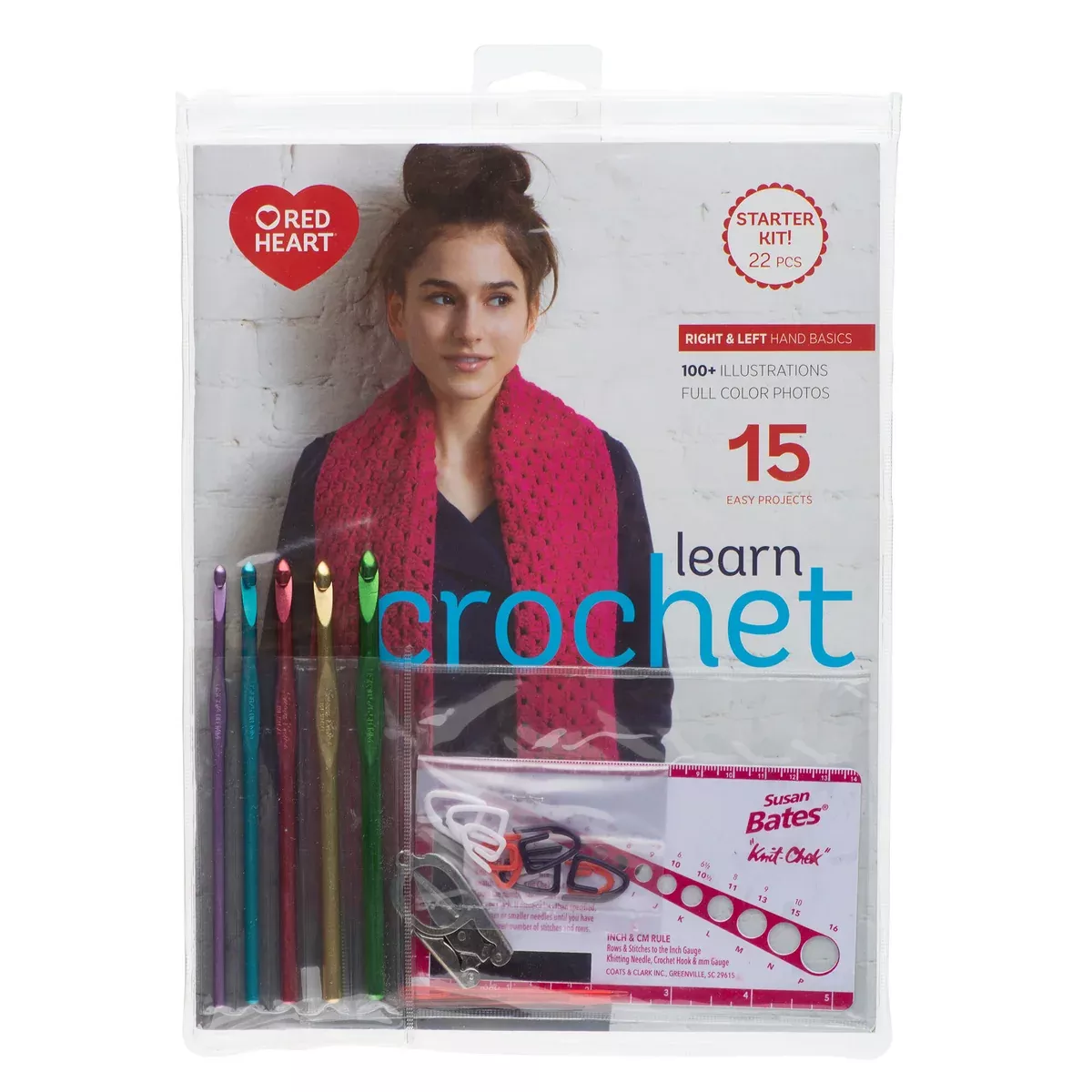 learn-crochet-knitting-kits-red-heart Learn Crochet/Knitting Kits - Red Heart