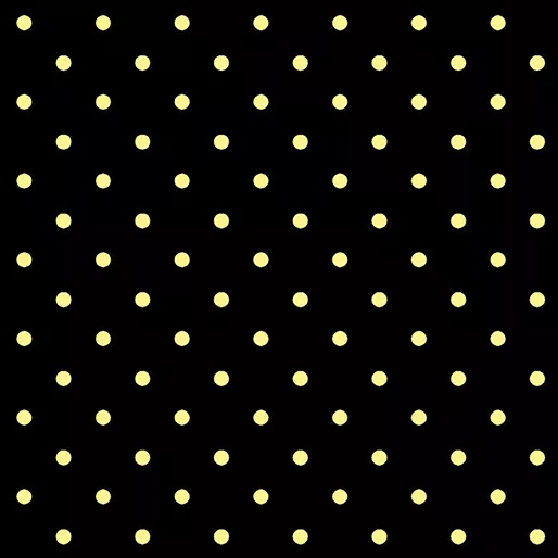 Lemon Drop Dots Black 7840-12