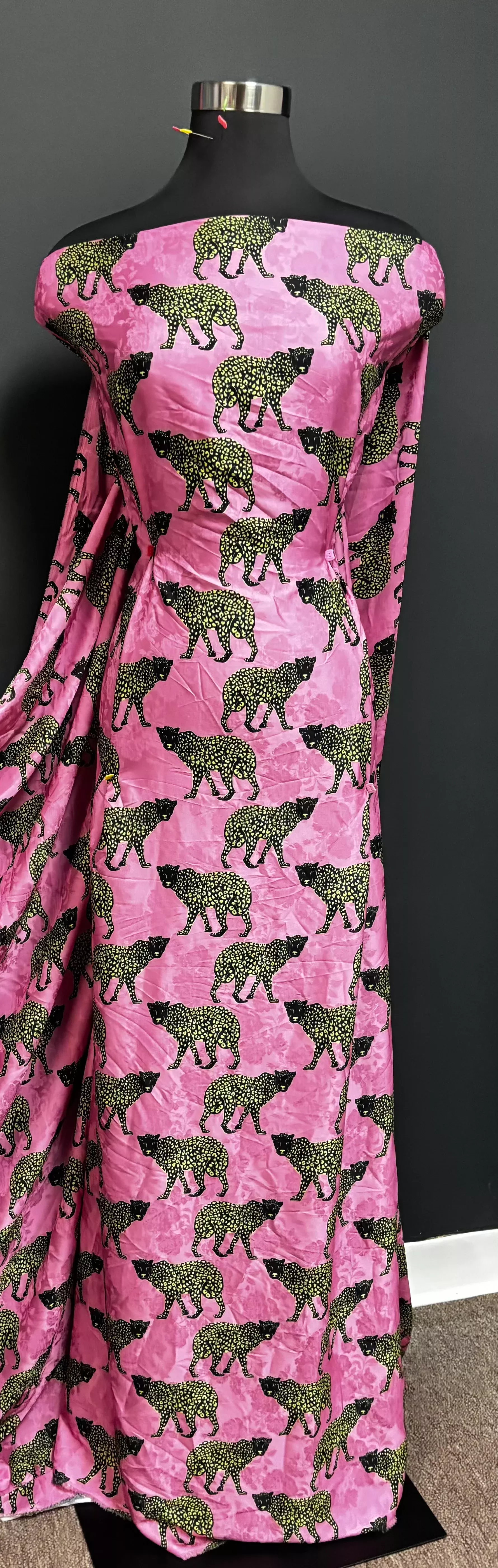 leopard-on-pink-rayon-poly-blend Leopard on Pink | Rayon Poly Blend