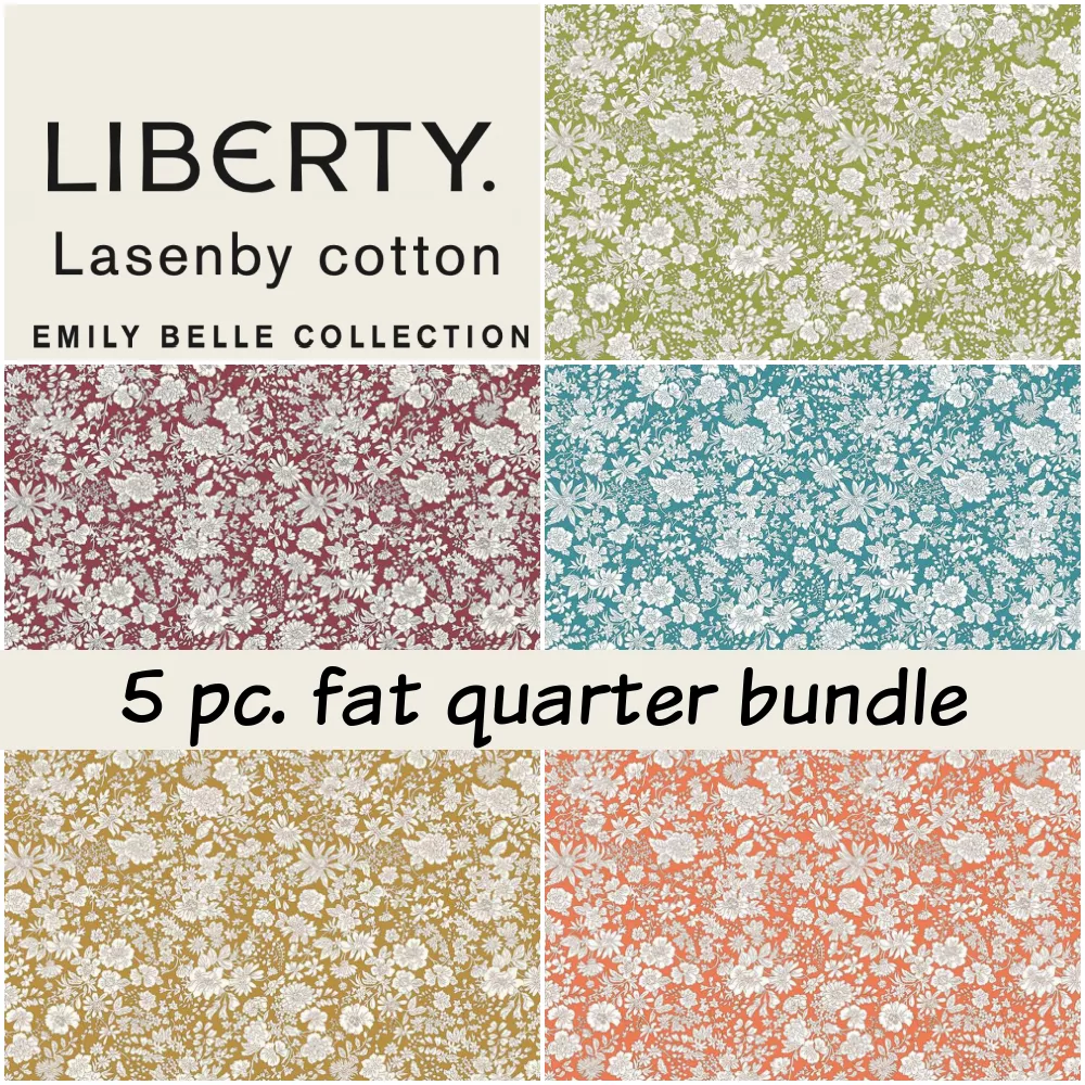 liberty-emily-belle-fat-quarter-bundle-5-pc Liberty, Emily Belle Fat Quarter Bundle - 5 pc.
