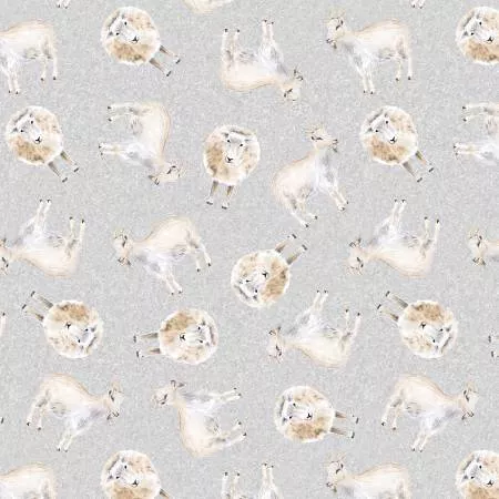 Light Grey Sheep 6 Inch repeat