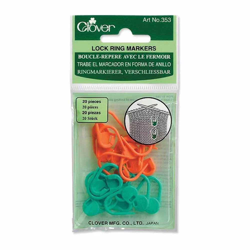 lock-ring-markers-20ct-clover-353 Lock Ring Markers - 20ct - Clover 353
