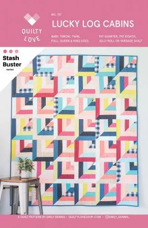 lucky-log-cabins-quilt-pattern-quilty-love Lucky Log Cabins Quilt Pattern | Quilty Love