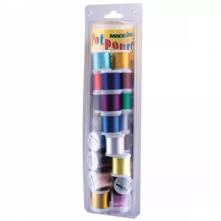 Madeira Potpourri Embroidery Thread Value Pack Polyneon