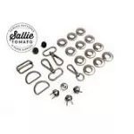 Magnolia Drawstring Hardware Kit Gunmetal