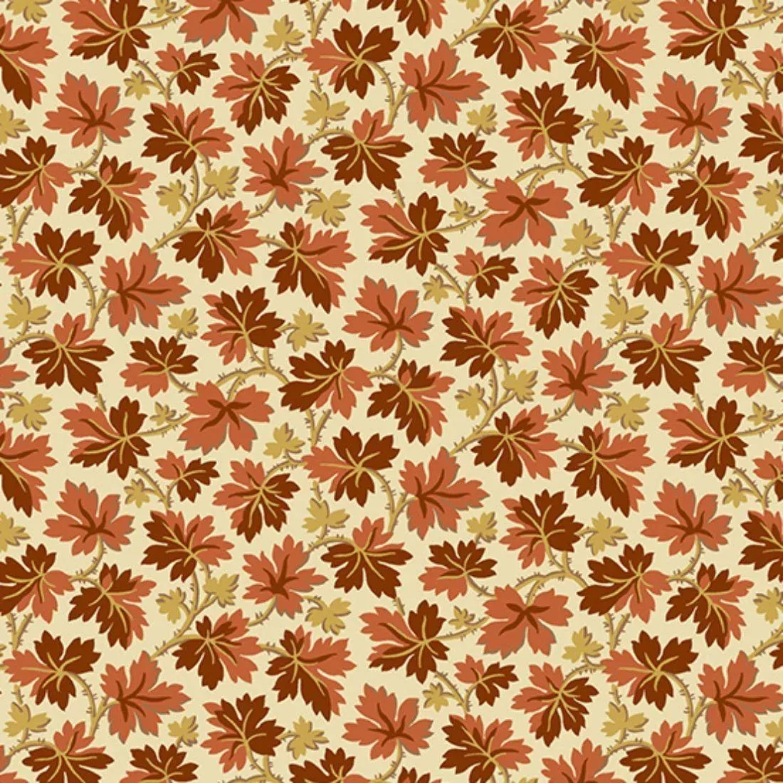 Maple Leaves Orange by AF Studio