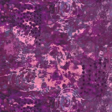 Marcia_Derse_Spotted Graffiti Spring Lilac, High Density Cotton