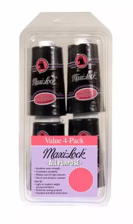 Maxi-Lock Black 4 pk