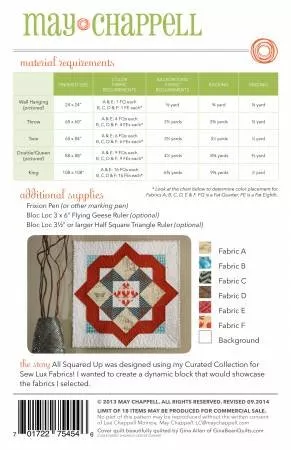 MC006 All Squared Up Quilt