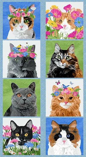 Meow Meadow Panel A-9342-X
