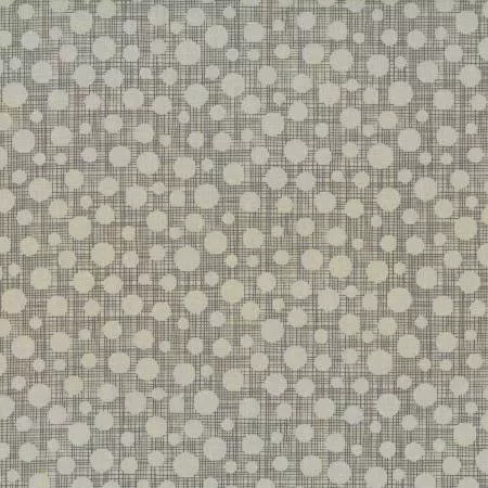Michael Miller Taupe Hash Dot