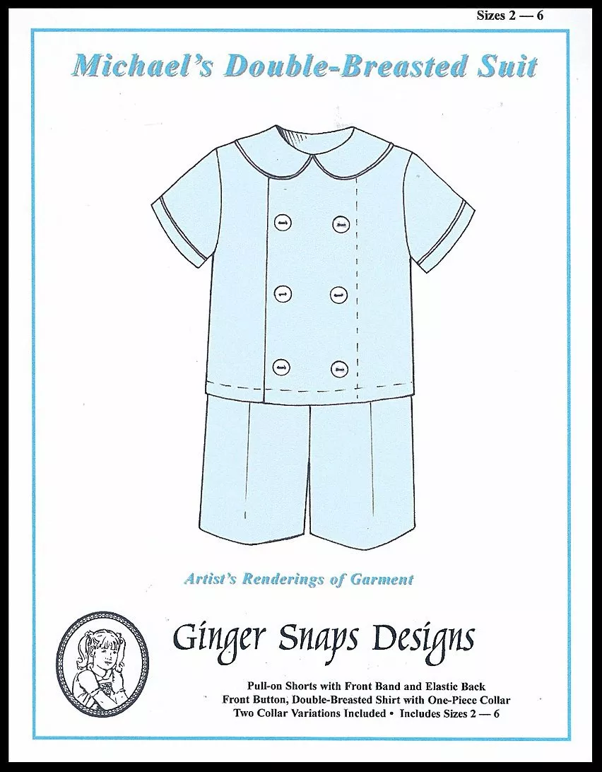 Michael's Double Breasted Suit Ginger Snaps