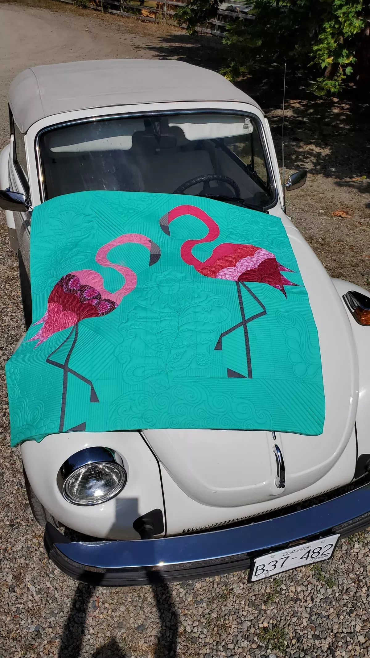 Mod Flamingos Quilt