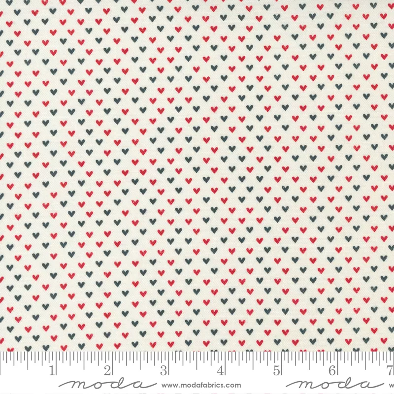 Moda Flirt Tiny Heart Cream Multi