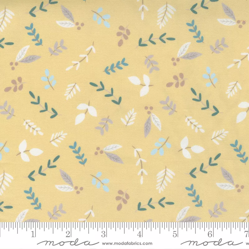 Moda Little Ducklings Mustard