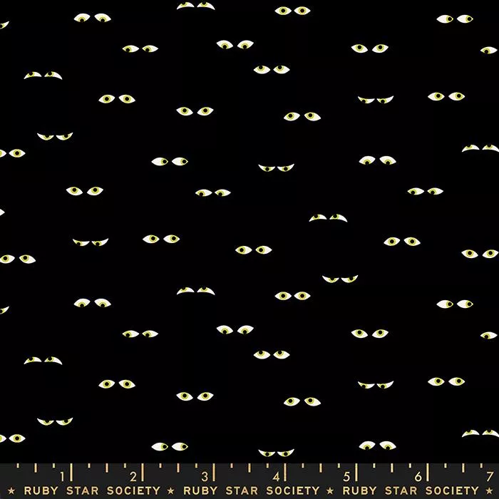 Moda, Ruby Star, Tiny Frights Black RS5120 14G