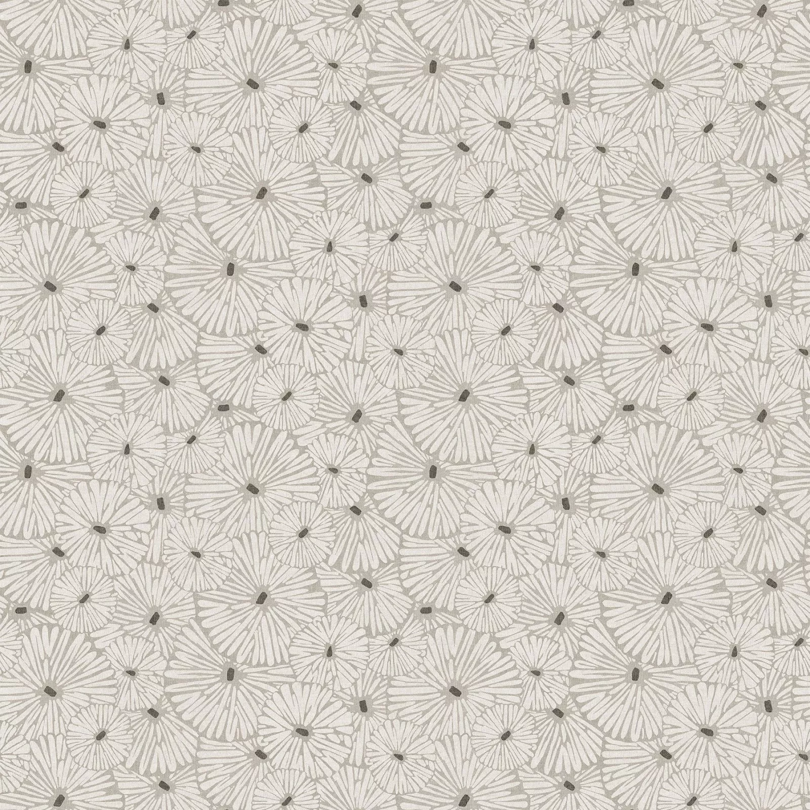 Modern Elements - Flower Taupe