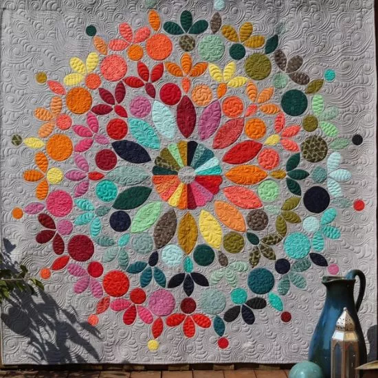 modern-mandala-quilt-pattern Modern Mandala Quilt Pattern