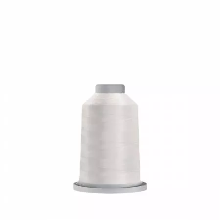 MS-Glide Trilobal Polyester Thread 40wt White 10000