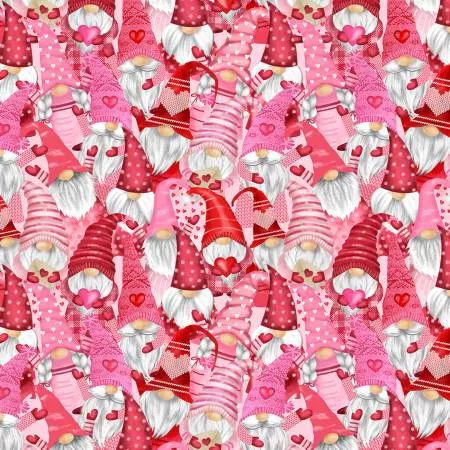 Multi Gnomes And Hearts Valentine