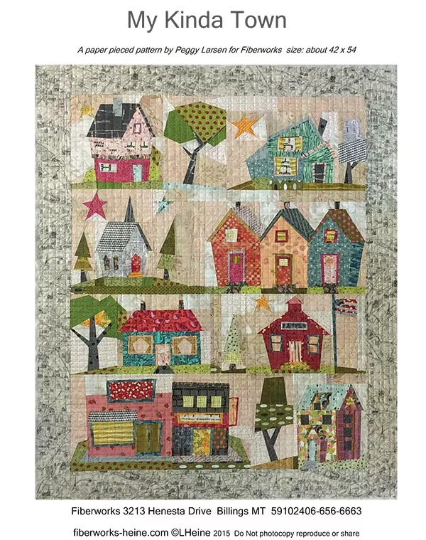 my-kinda-town-paper-piecing-pattern My Kinda Town - Paper Piecing pattern