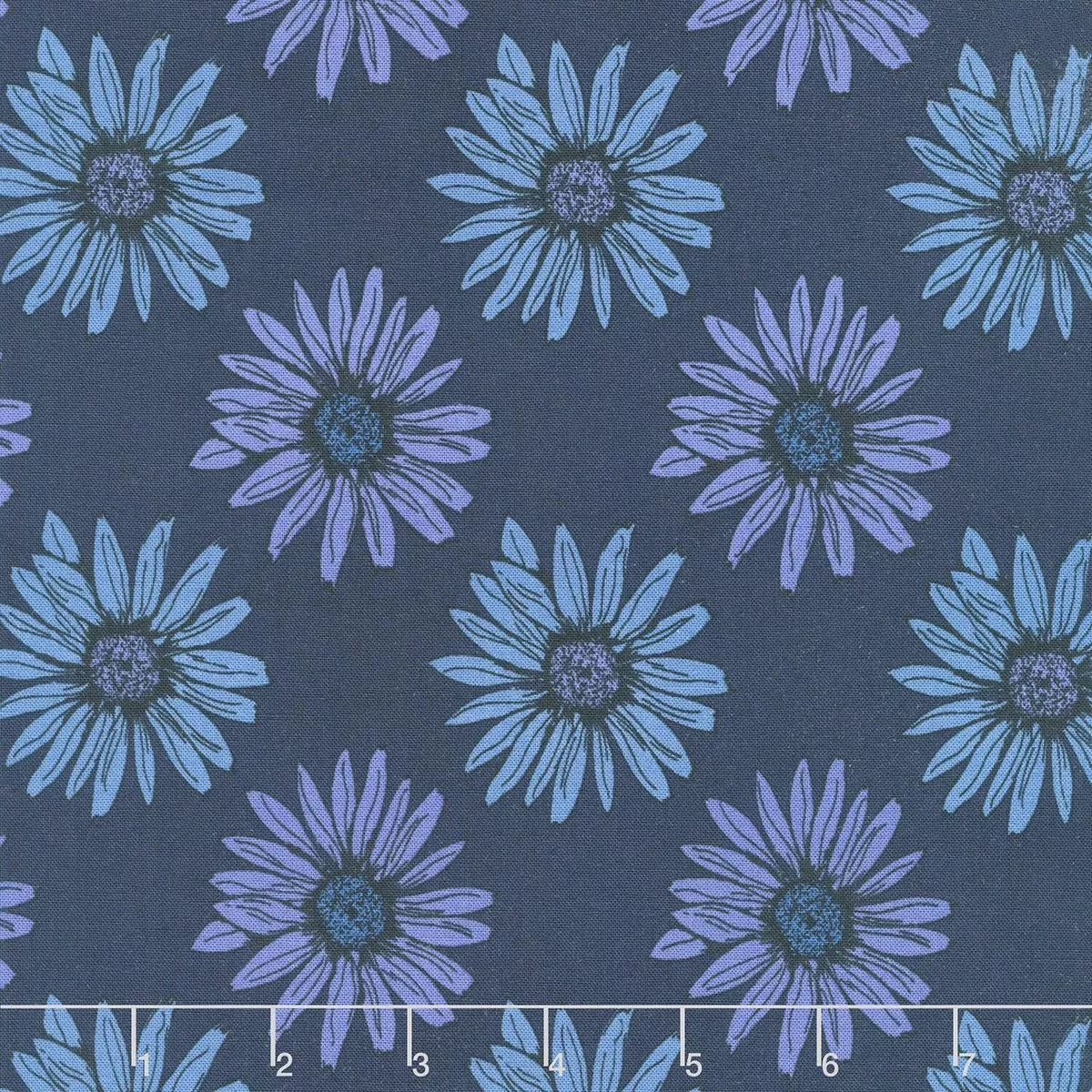 mystic-meadow-big-daisy-blue-yardage Mystic Meadow – Big Daisy Blue Yardage
