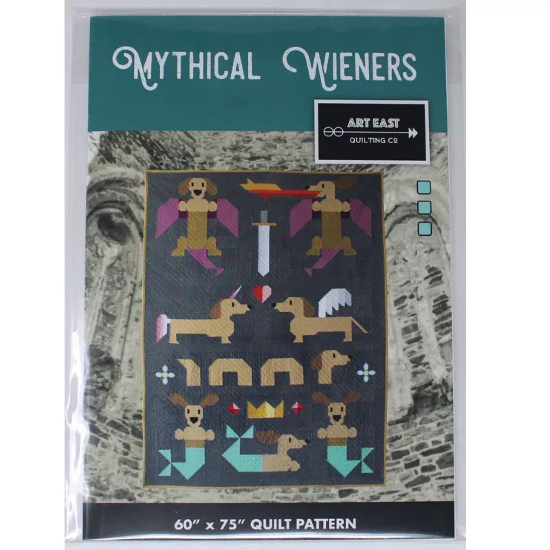 mythical-weiners-quilting-pattern-art-east-quilting-co Mythical Weiners - Quilting Pattern - Art East Quilting Co.