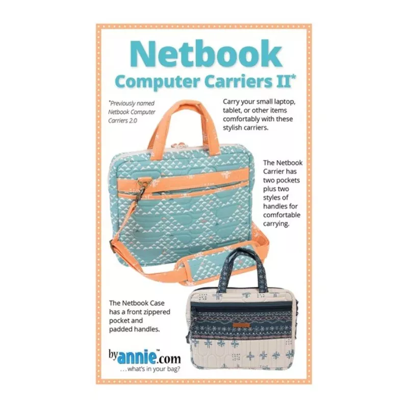 netbook-computer-carriers-ii-bag-pattern-by-annie Netbook Computer Carriers II - Bag Pattern - by annie
