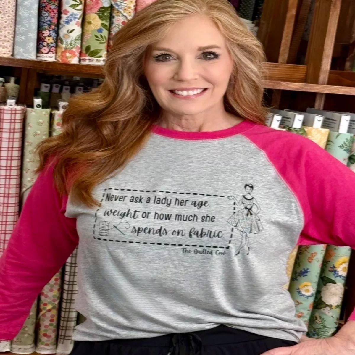 never-ask-lady-3-4-sleeve Never Ask A Lady – 3/4 Sleeve